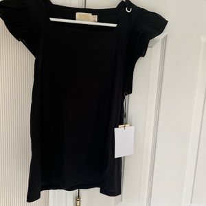 nation women’s new with tags black t shirt